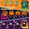 64 Sheets Halloween Party Games Stickers for Kids,16 Different Designs